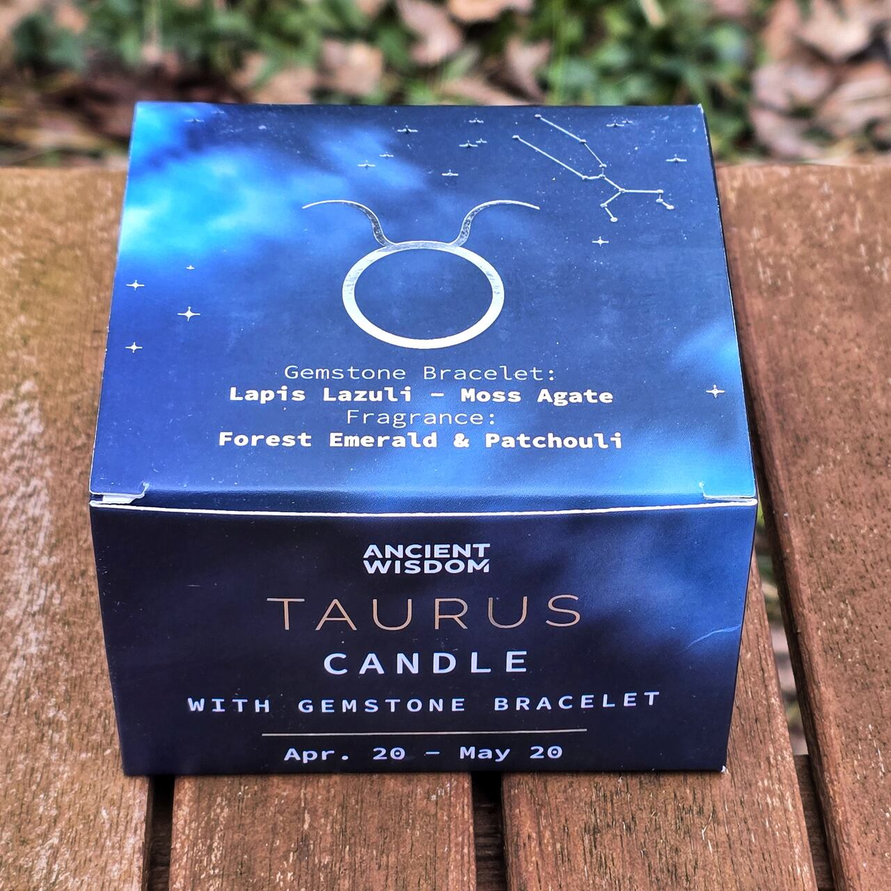 Świeca Zodiak dla Byka z bransoletką - obrazek 4