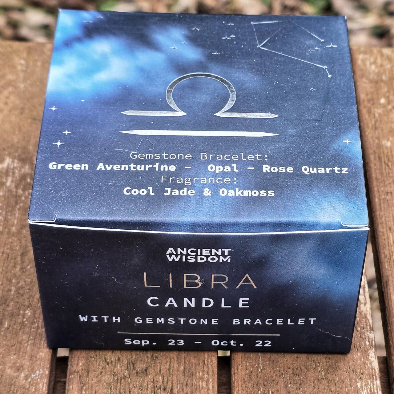 Świeca Zodiak dla Wagi z bransoletką - obrazek 4