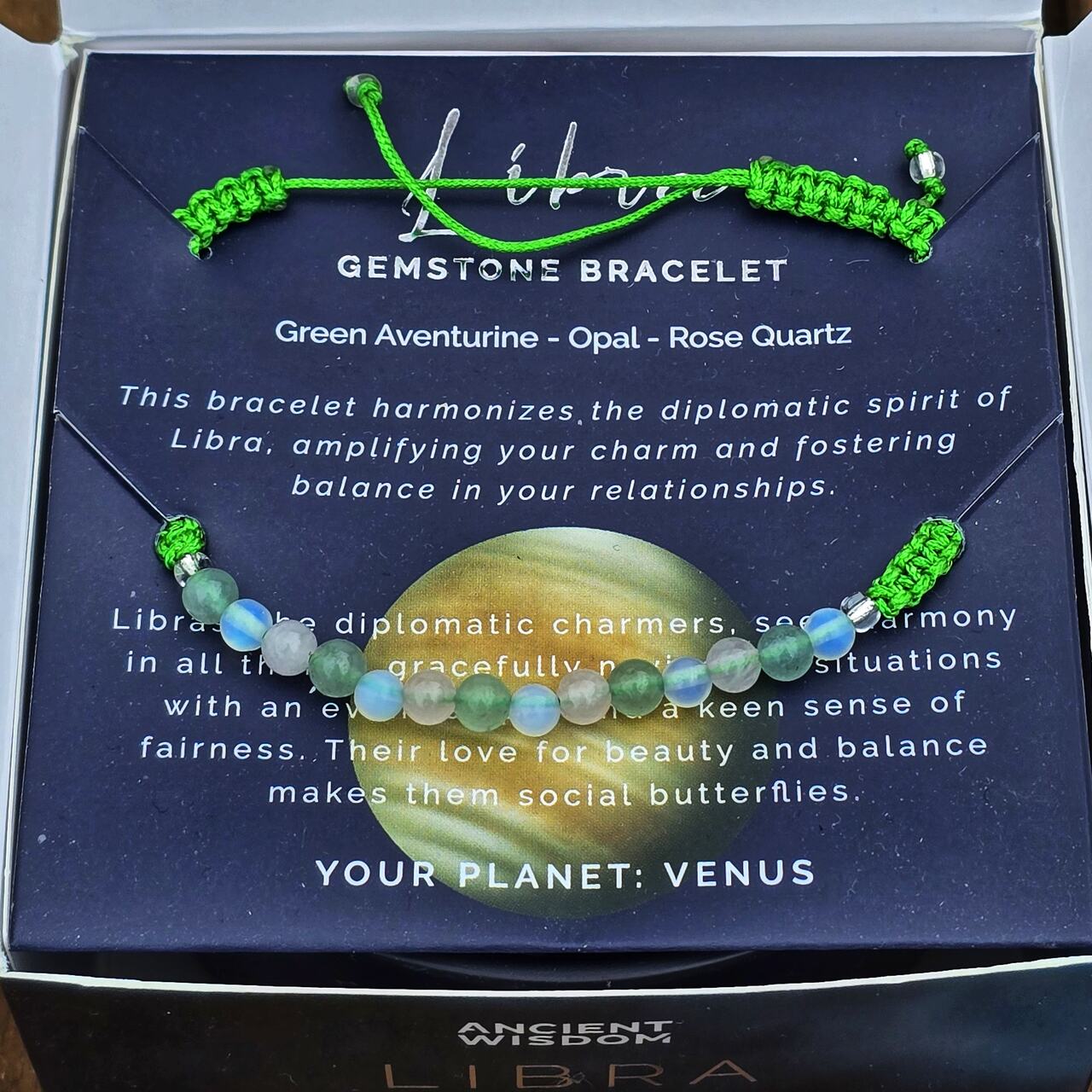 Świeca Zodiak dla Wagi z bransoletką - obrazek 5