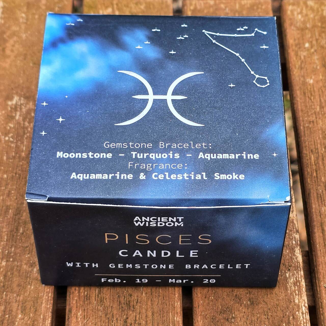 Świeca Zodiak dla Ryb z bransoletką - obrazek 4