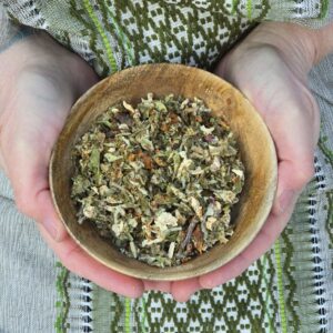 Herbata fermentowana z pączków i liści dzikiej jabłoni