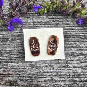 Miedziane sztyfty wzorek