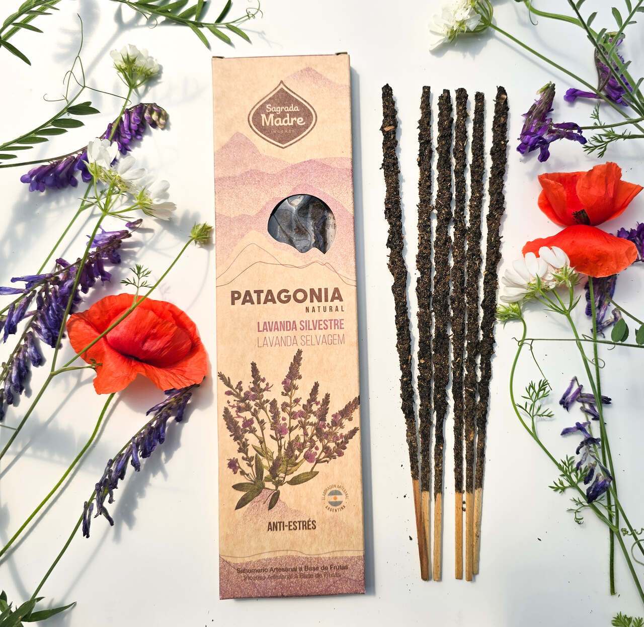 Kadzidła Sagrada Madre Patagonia Lawenda antystresowe
