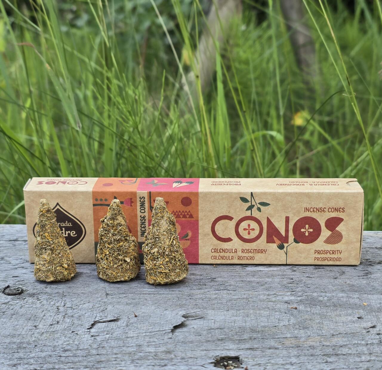 Kadzidła stożkowe Sagrada Madre Nagietek i Rozmaryn - Dobrobyt - obrazek 3