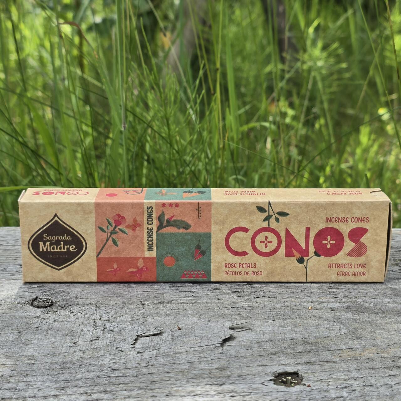 Kadzidła stożkowe Sagrada Madre Róża - Miłość - obrazek 2