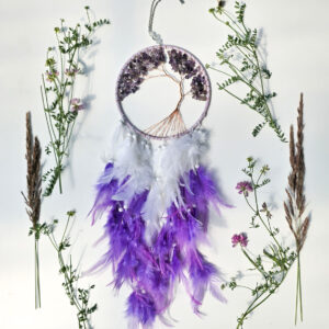 Łapacz snów z ametystem