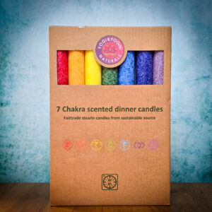 Zestaw 7 zapachowych świec 7 czakr Fair Trade