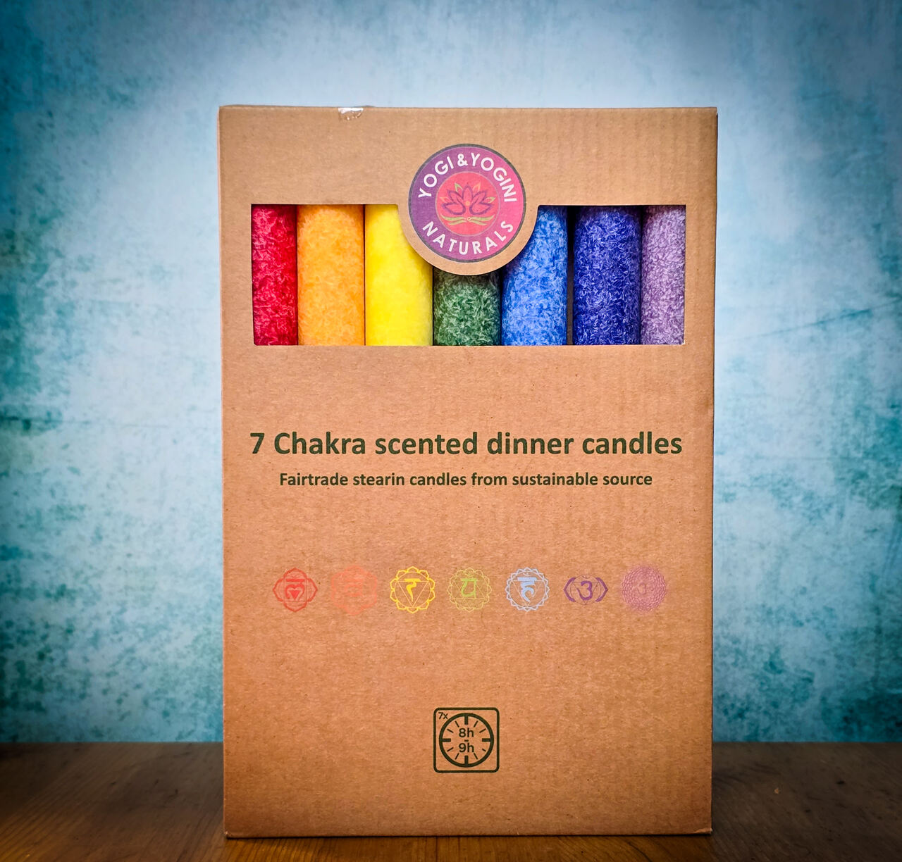 Zestaw 7 zapachowych świec 7 czakr Fair Trade