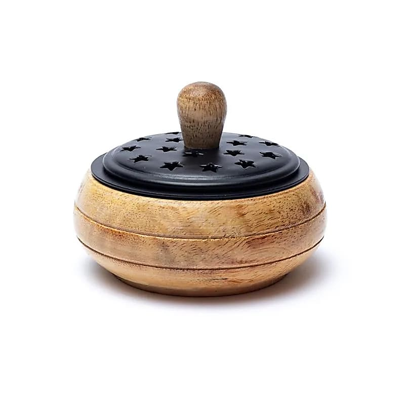 Kadzielnica z drewna mango - obrazek 5