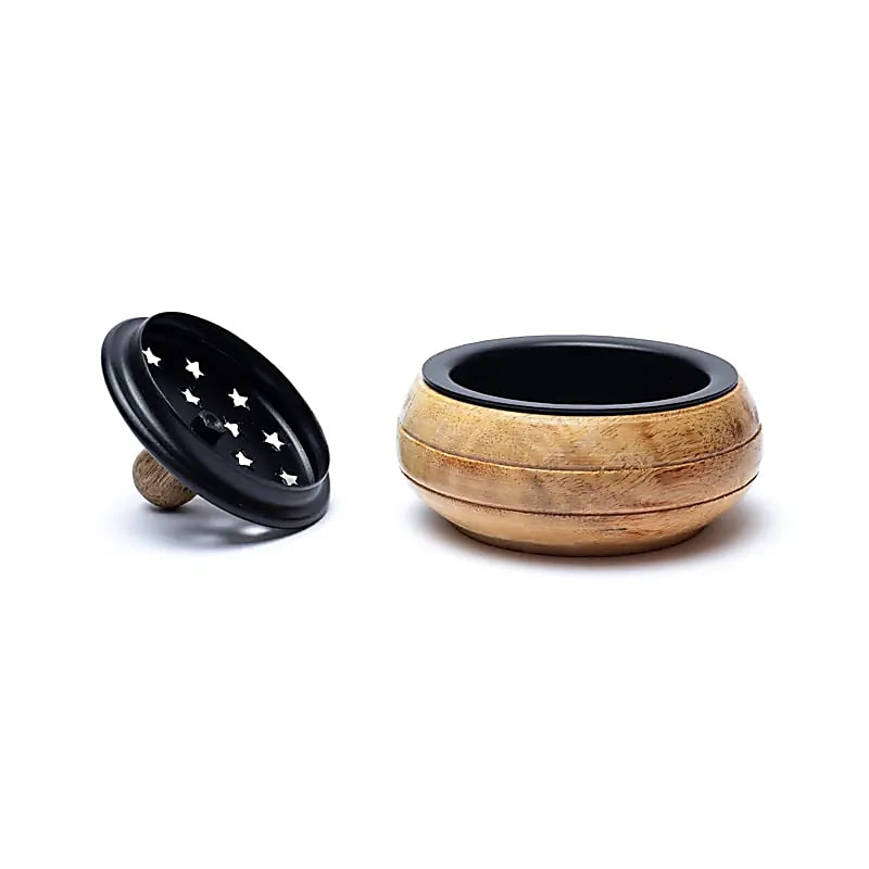 Kadzielnica z drewna mango - obrazek 4