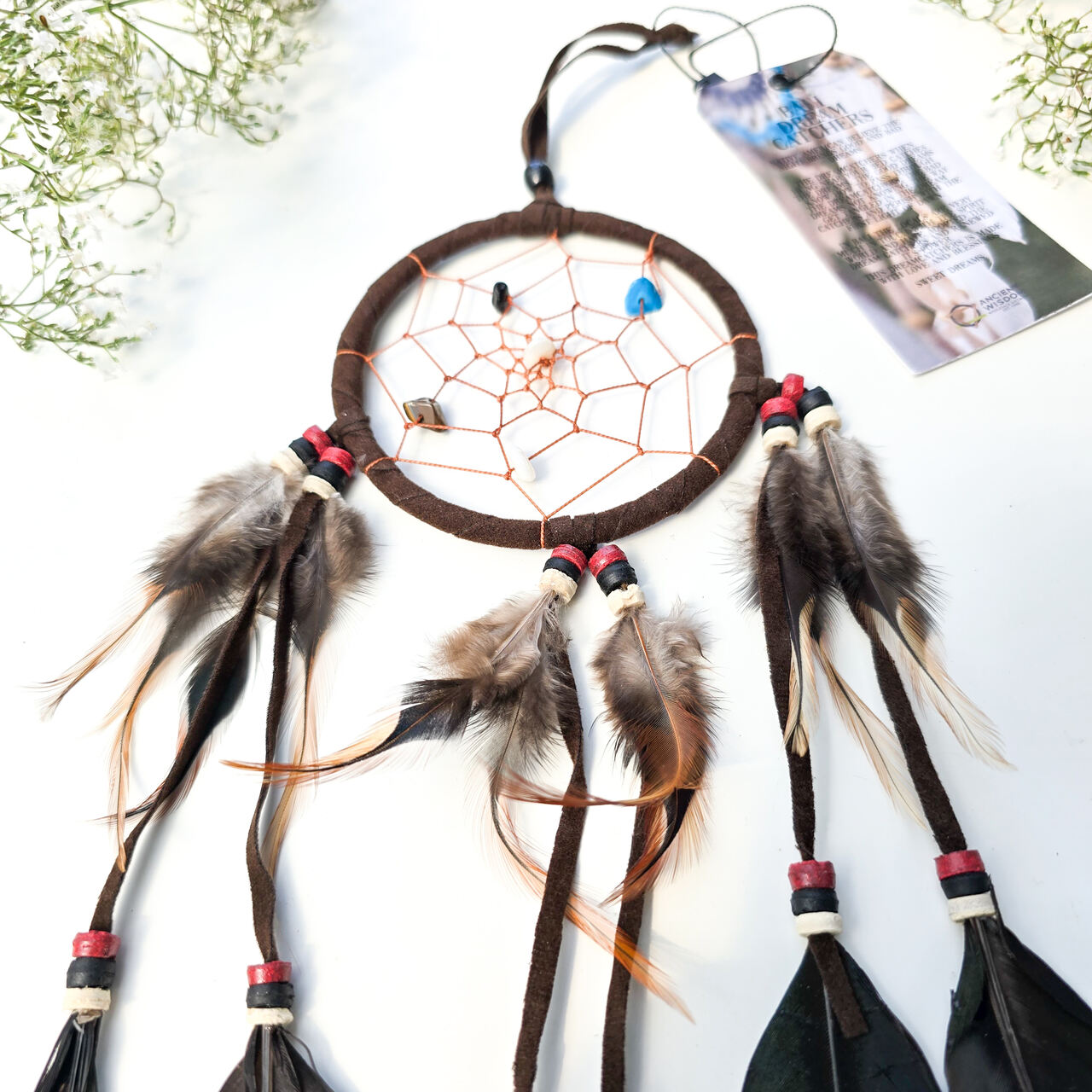 Łapacz snów średni czekoladowy - obrazek 3