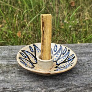 Ceramiczna podstawka do Palo Santo beżowa