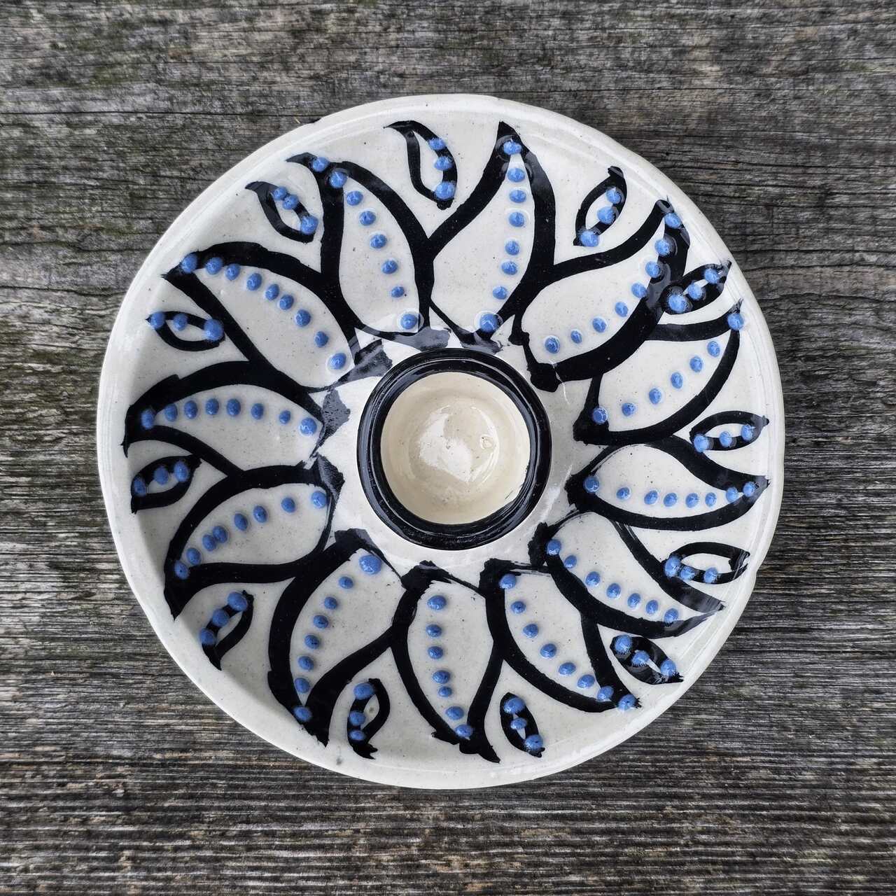 Ceramiczna podstawka do Palo Santo biała - obrazek 2