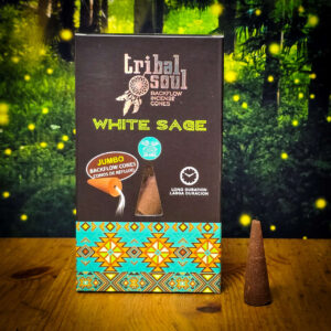 Kadzidełka backflow duże biała szałwia