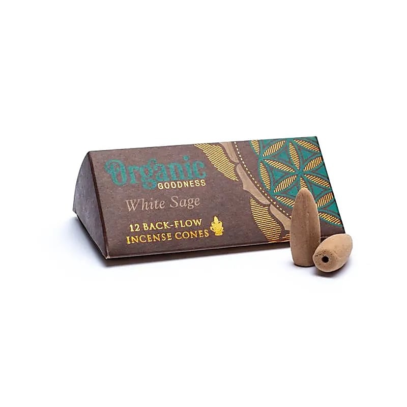 Kadzidełka backflow Organic Biała Szałwia