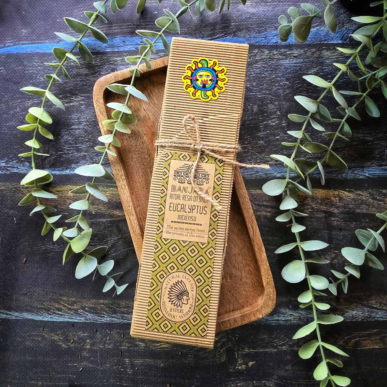 Żywice rytualne na patyku Eukaliptus