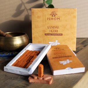 Zestaw 15 Kadzidełek-Cegiełek z Podstawką - drzewo sandałowe