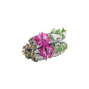 Biała szałwia i dalia