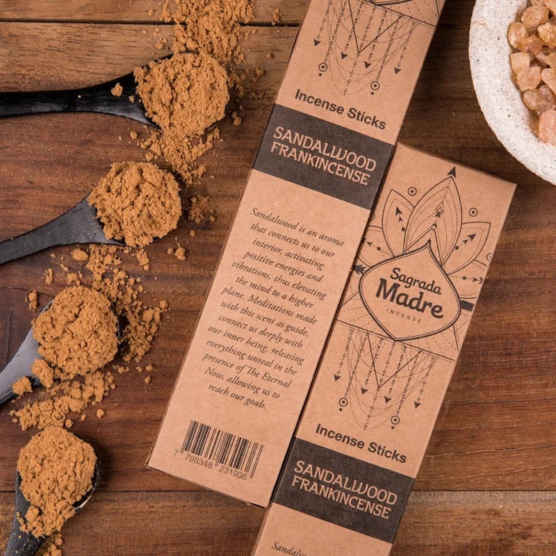 Sagrada Madre Natural Drzewo Sandałowe i Kadzidło - obrazek 3