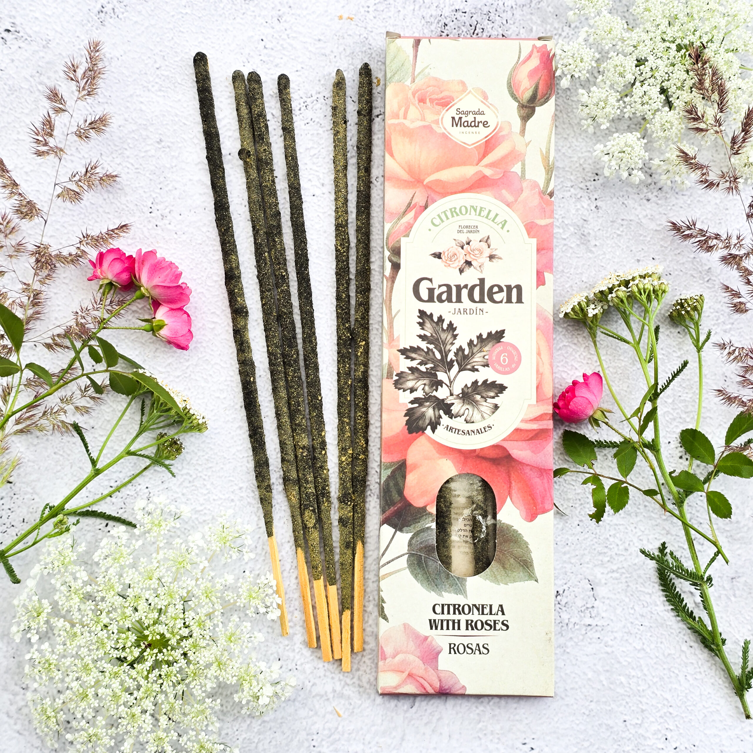 Sagrada Madre seria Garden Cytronella z różą