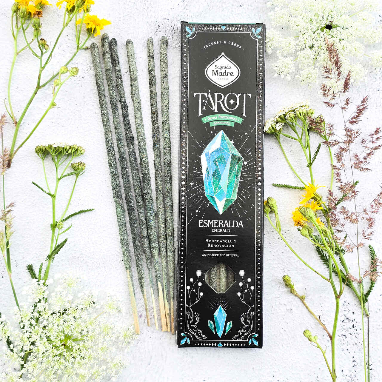 Kadzidełka Sagrada Madre Tarot Gems Szmaragd