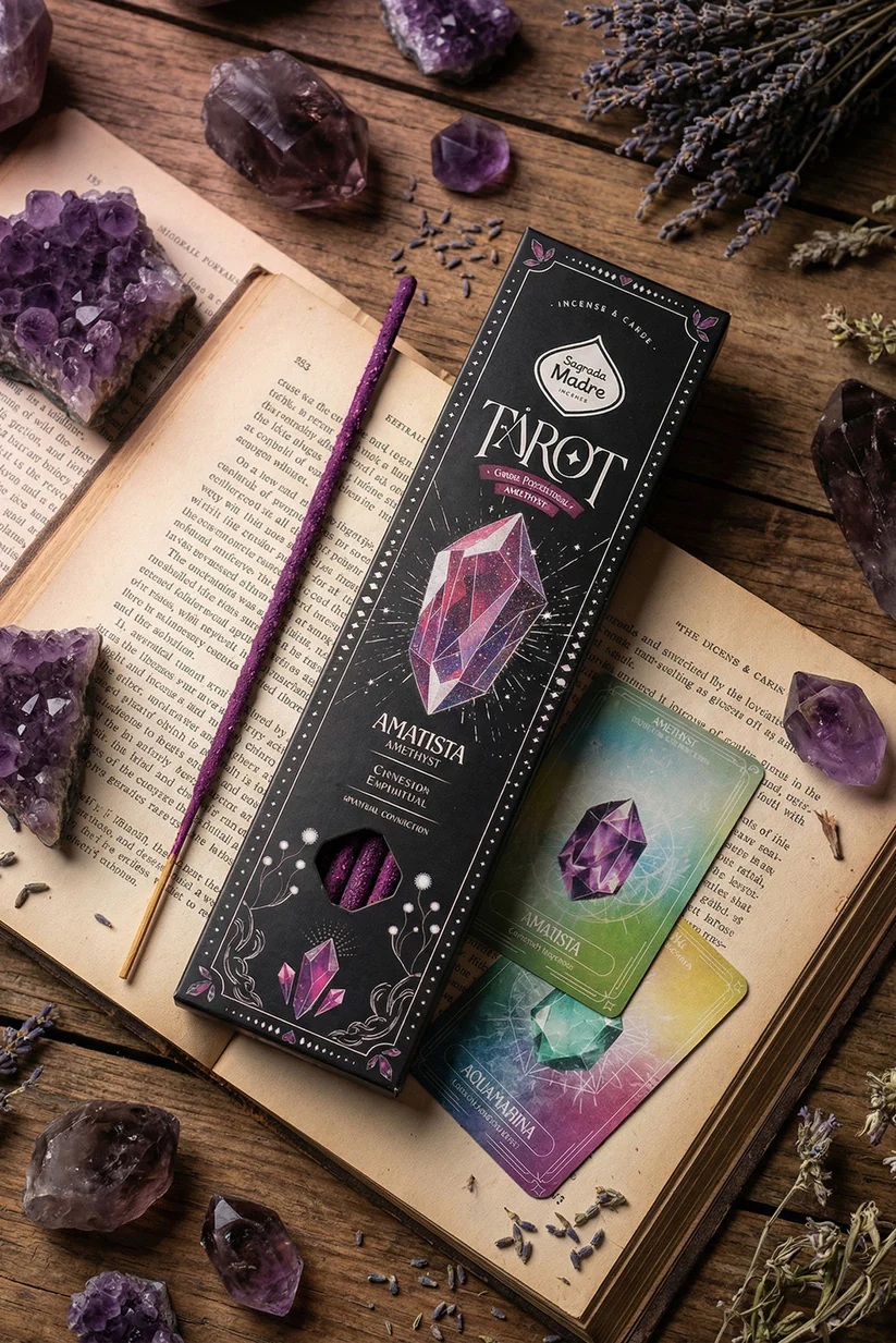 Kadzidełka Sagrada Madre Tarot Gems Ametyst - obrazek 6